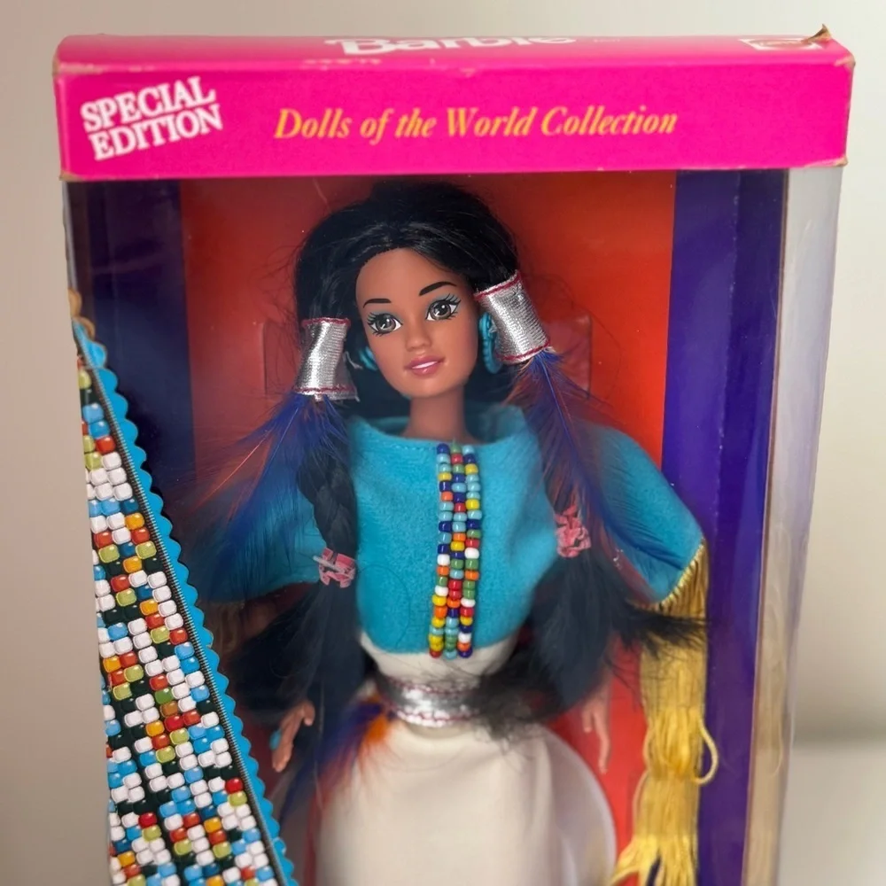 Vintage Barbie 1993 Dolls of the World Native American Second Edition NIB